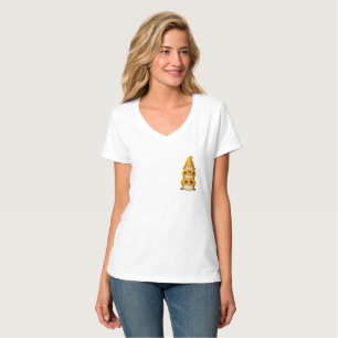 Camiseta Girassol Gnomo Oculto Sorri Debaixo do Ouro