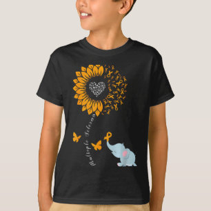 Camiseta Girassol Laranja Elefante Borboleta Sra Conscienti