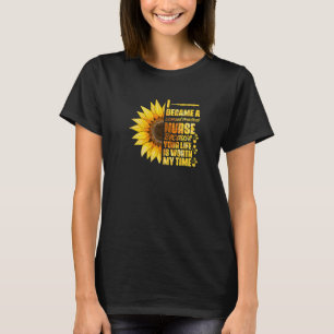 Camiseta Girassol Lpn Médico Se Tornou Um Prático Licencia