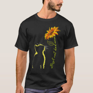 Camiseta Girassol Melhor Pai de Gato de Sempre Gato Fofo Di
