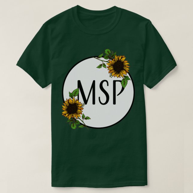 Camiseta girassol msp (Frente do Design)