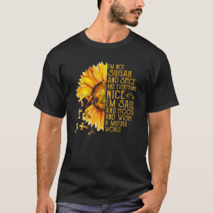 Camiseta Girassol Não sou Açúcar, Arroz e tudo