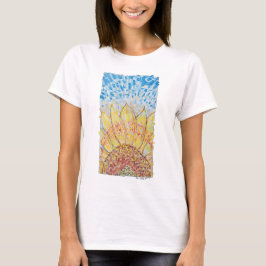 Camiseta Girassol Radiant Bloom