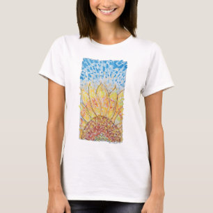Camiseta Girassol Radiant Bloom