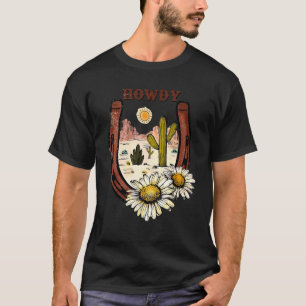 Camiseta Girassol Retro Deserto Rodeio Pai Pôr do Sol Ferra