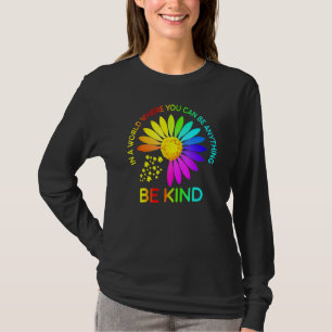 Camiseta Girassol Seja Gentil Puzzle Apoio à Conscientizaçã
