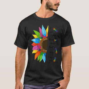 Camiseta Girassol Sua Verdadeira Cor Conscientização do Aut