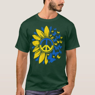 Camiseta Girassol Ucrânia Bandeira Ucrânia Bandeira da Ucrâ
