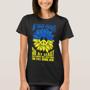 Camiseta Girassol Ucrânia Paz