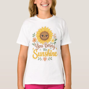 Camiseta Girassol : Você Traz o Brilho do Sol
