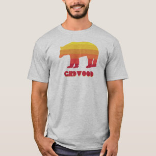 Camiseta Girdwood Alaska Rainbow Bear