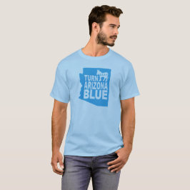 Camiseta Gire o estado progressivo azul do t-shirt | da