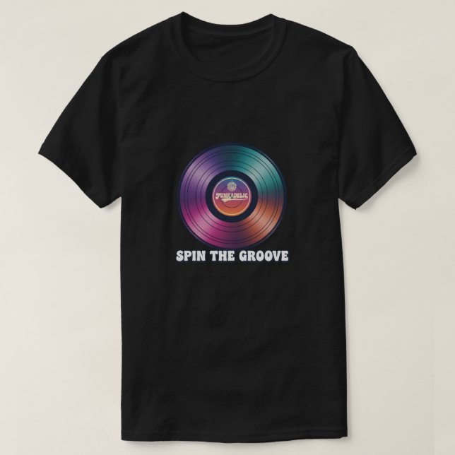 Camiseta Gire o groove (Frente do Design)
