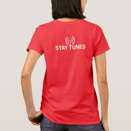 Camiseta Gire sobre. Ajuste dentro. Estada ajustada. O