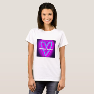 Camiseta "Gire sobre t-shirt do seu heartlight"