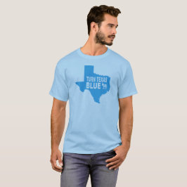 Camiseta Gire Texas que o t-shirt azul | repinta América