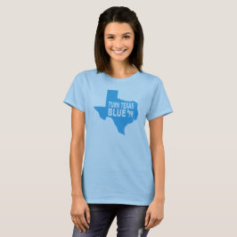 Camiseta Gire Texas que o t-shirt | das mulheres azuis