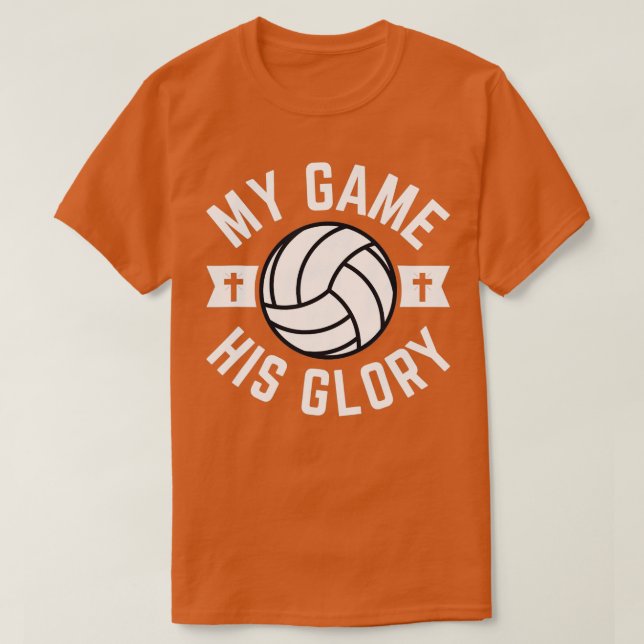Camiseta Girinas de Voleibol Cristão de Voleibol (Frente do Design)