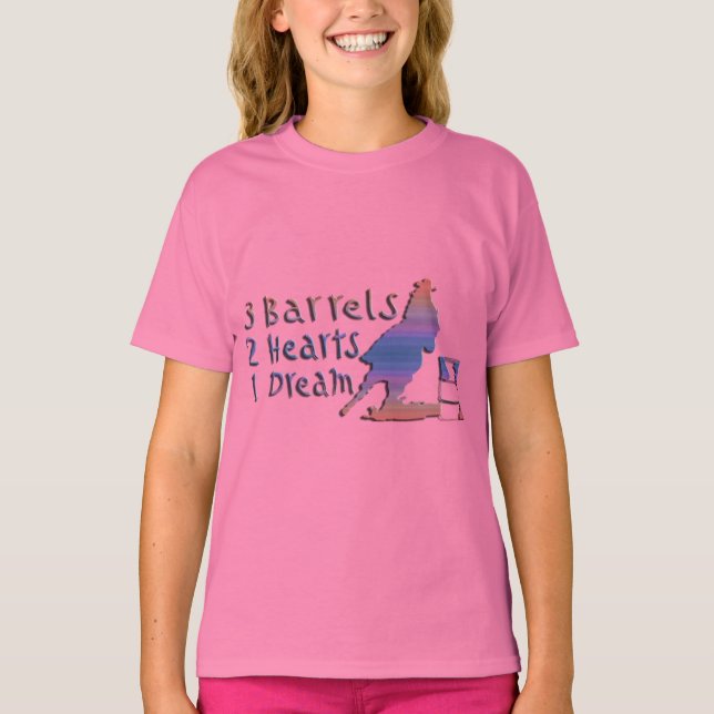 CAMISETA GIRL BARREL RACING (Frente)