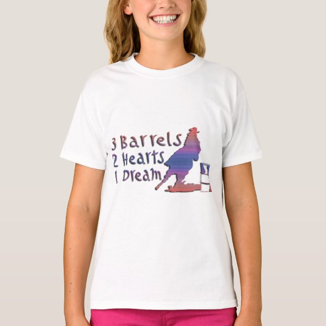 CAMISETA GIRL BARREL RACING (Frente)