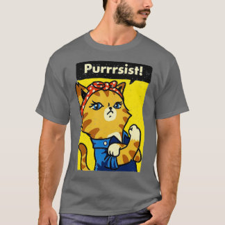 Camiseta Girl Gang Purrrsist Meow 