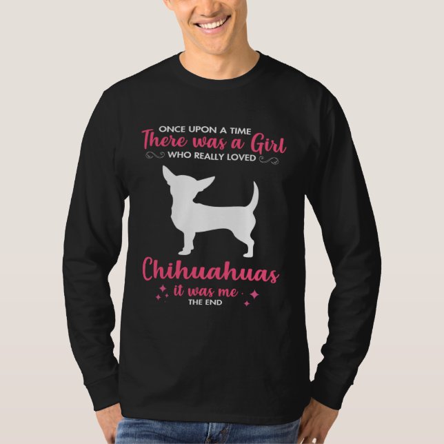 Camiseta Girl Loves Chihuahua Dog Pet  For Men Women Mom Da (Frente)
