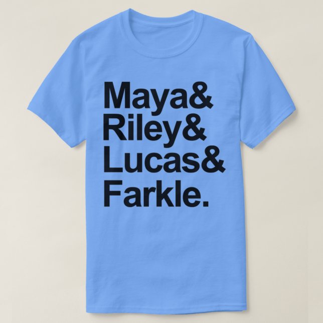 Camiseta Girl Meets World characters  (Frente do Design)