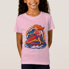 Camiseta Girl on Jet Ski Adventure Design 