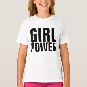 Camiseta GIRL POWER Kids Garotas T-shirts