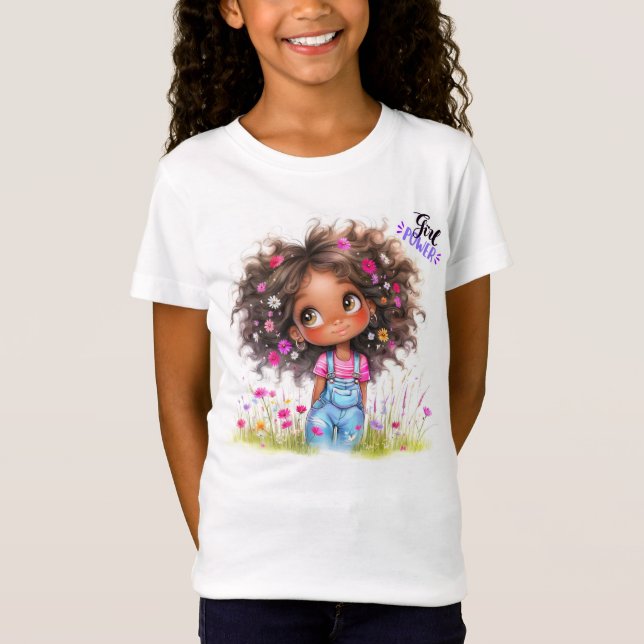 Camiseta Girl Power Quirky Girl T-Shirt (Frente)