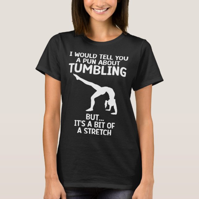Camiseta Girl Tumbling Gear Gymnast Gymnastics  Tumbler  1 (Frente)