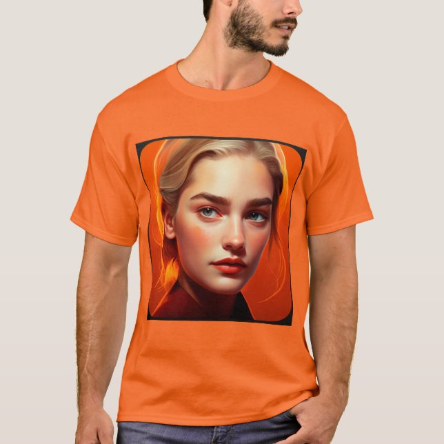 Camiseta Girl with blue eyes (Frente)