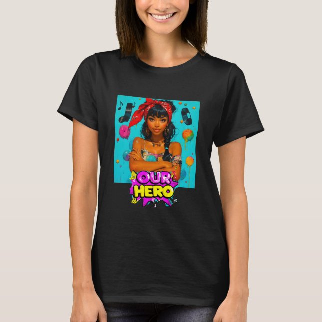 Camiseta Girl With The Red Bandana Our Hero Music Concert (Frente)