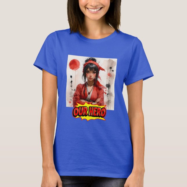 Camiseta Girl With The Red Bandana Our Hero Music Concert (Frente)