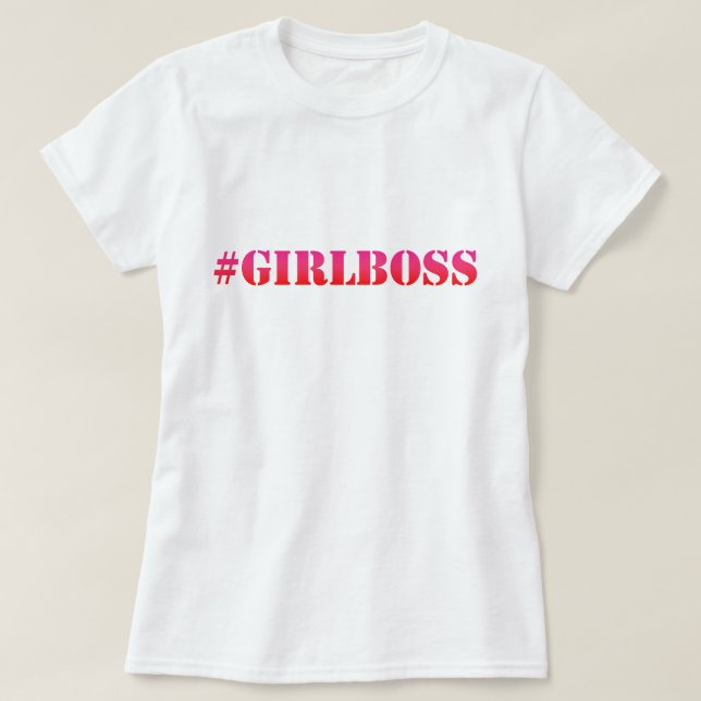 Camiseta #GirlBoss - Sweatshirt (Frente do Design)