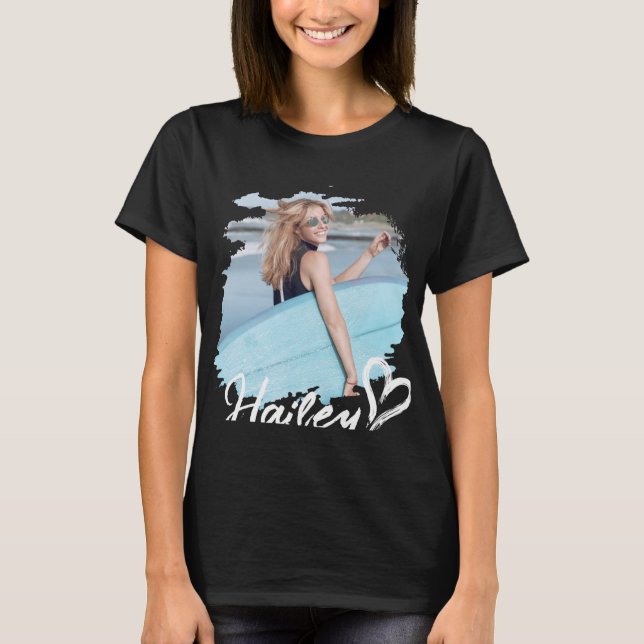 Camiseta Girlfriend Nge Heart Simple Modern Cool Photo  (Frente)