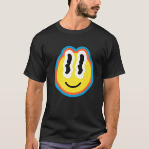 Camiseta Girlie Cute Sticker Estilo Bobo Sorriso