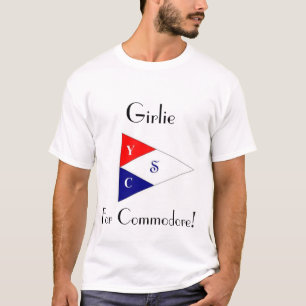 Camiseta Girlie para o comodoro