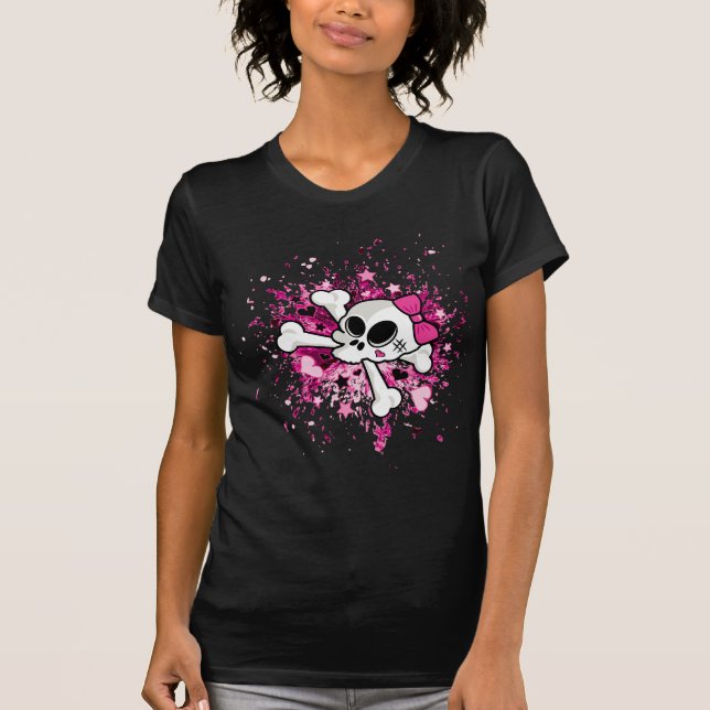 Camiseta Girlie Skull (Frente)