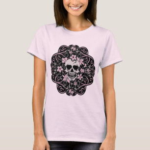 Camiseta Girlie Vintage Skull