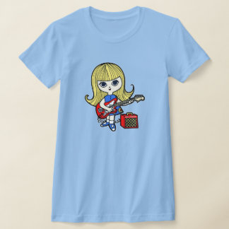 Camiseta GirlieWear Garota da Guitarra