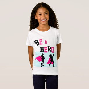 Camiseta #GirlPower Super Hero Tee for Girls - ADD Name