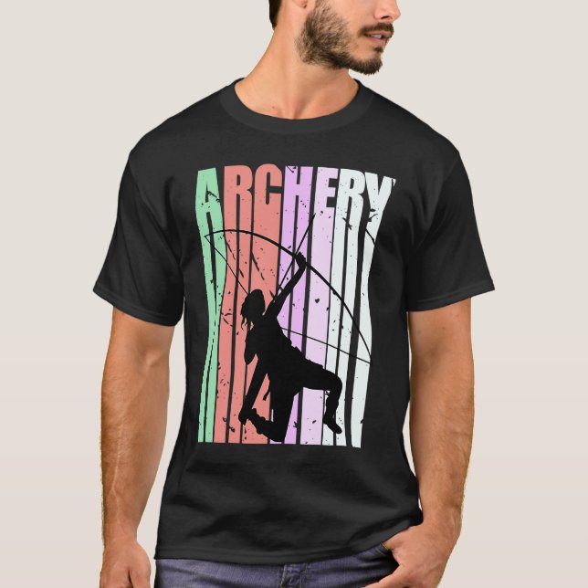 Camiseta Girls Archery Fans Colors Archer Grandaughter (Frente)