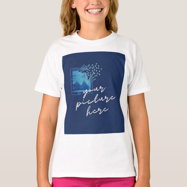 Camiseta Girls' Basic T-Shirt (Frente)