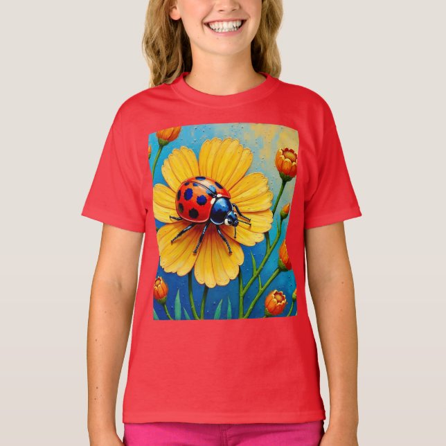 Camiseta Girl's Basic T-Shirt (Frente)