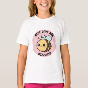 Camiseta Girls Bee – Abelha Bumblebee Fofa Kawaii