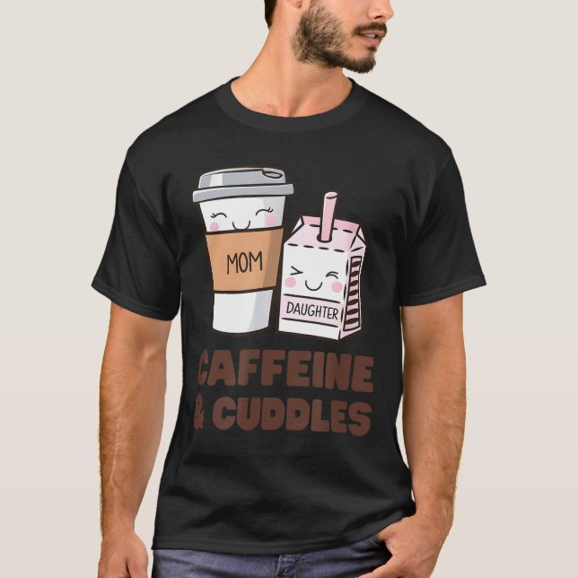 Camiseta Girls Caffeine &amp; Cuddles Twinning Coffee Juice (Frente)