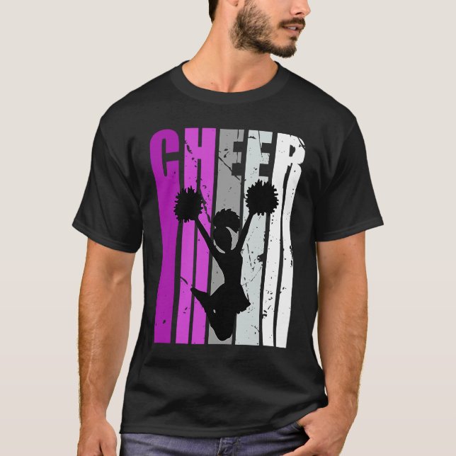 Camiseta Girls Cheerleading Colors Cheerleader Fan Coach Ch (Frente)