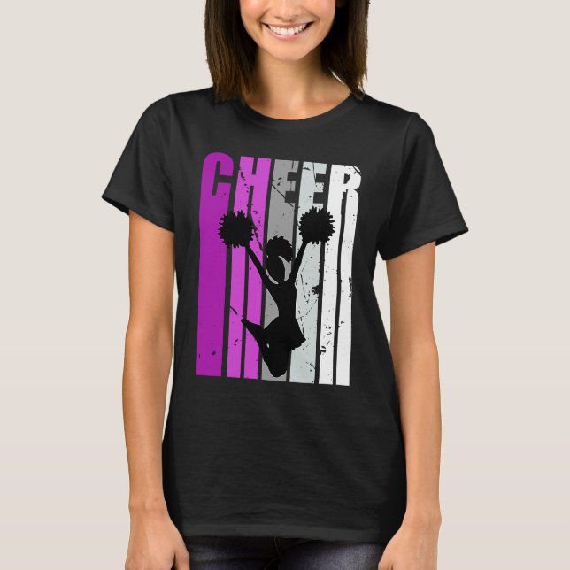 Camiseta Girls Cheerleading Colors Cheerleader Fan Coach Ch (Frente)