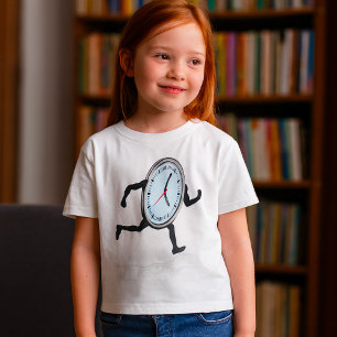 Camiseta Girls Clock Running